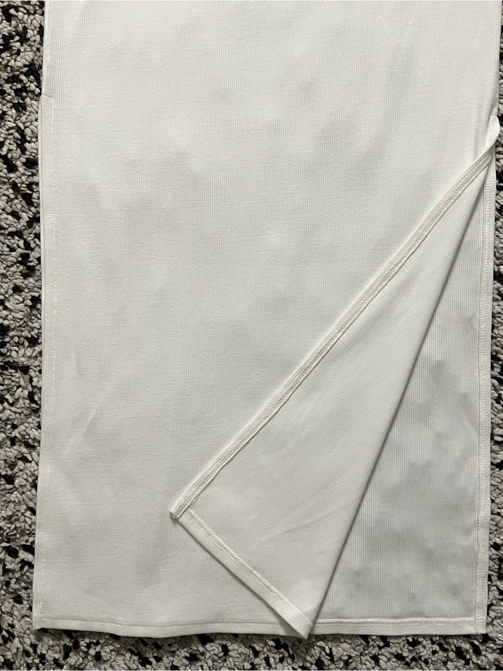 Saltwater Luxe Salt White Tank Midi Dress Side Slits Stretch Women’s Size Small - Picture 10 of 13